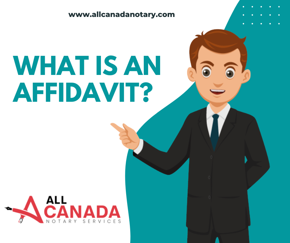 affidavit canada ontario