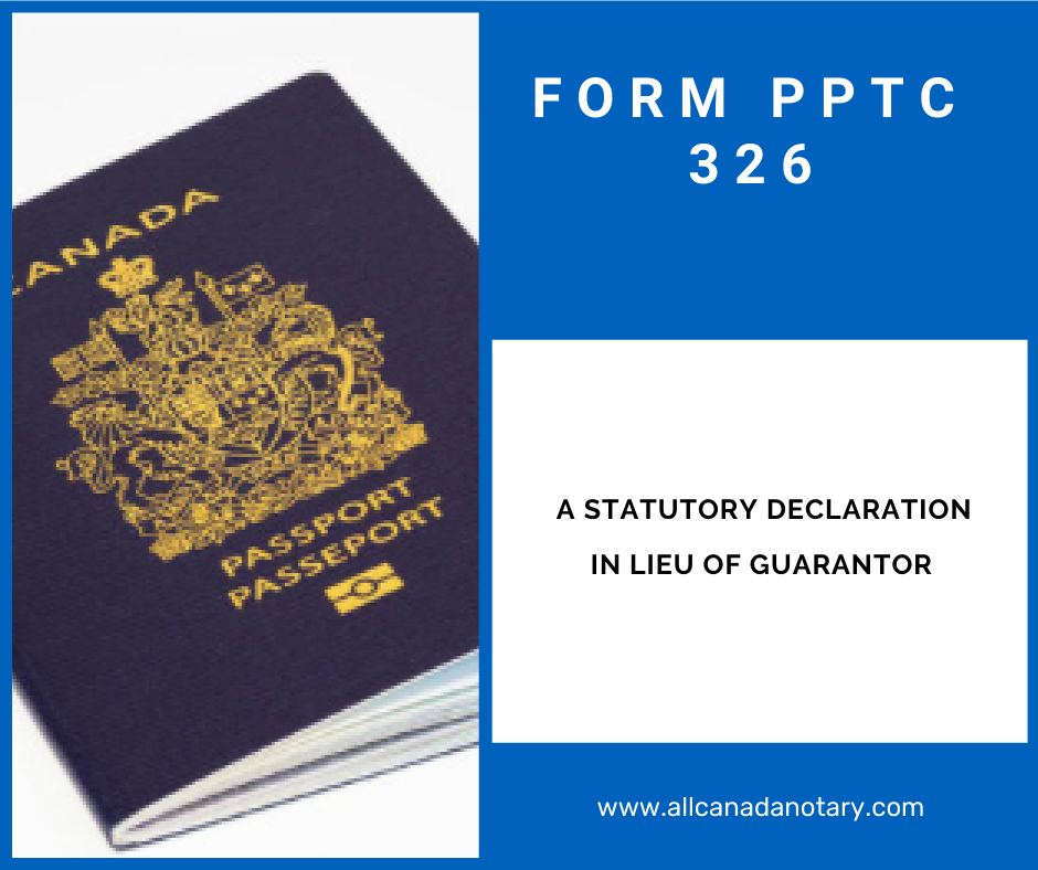 travel document guarantor canada