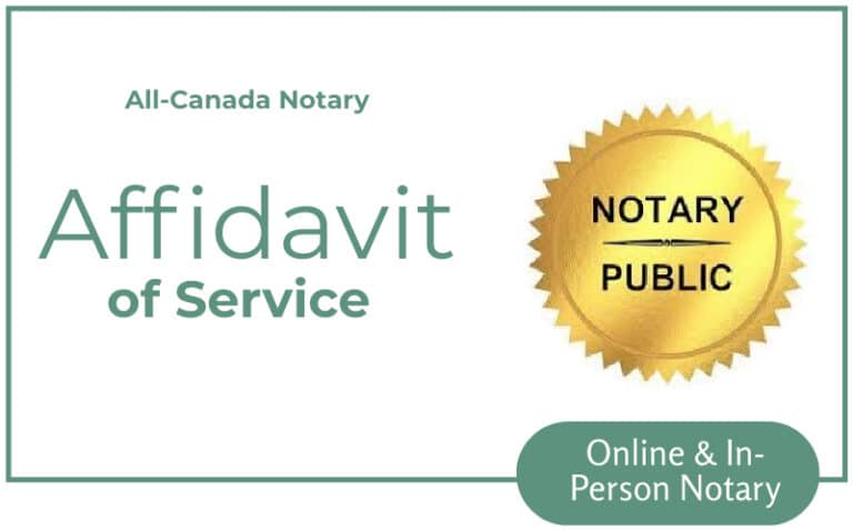 Affidavit of Service