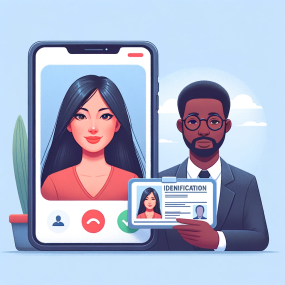 DALL·E 2023-10-26 01.01.22 – Illustration of a video call interface, with the split screen showing a South Asian woman on one side and a notary on the other. The woman is presenti DALL·E 2023-10-26 01.01.22 - Illustration of a video call interface, with the split screen showing a South Asian woman on one side and a notary on the other. The woman is presenti